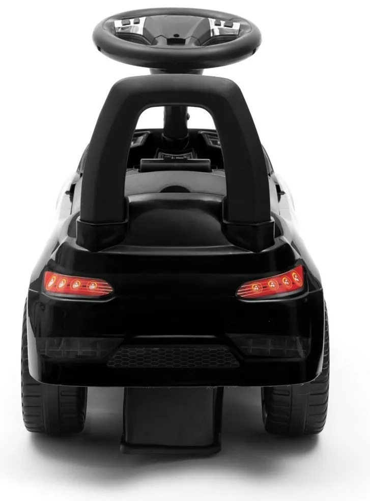 Detské odrážadlo so zvukom Baby Mix RACER čierne