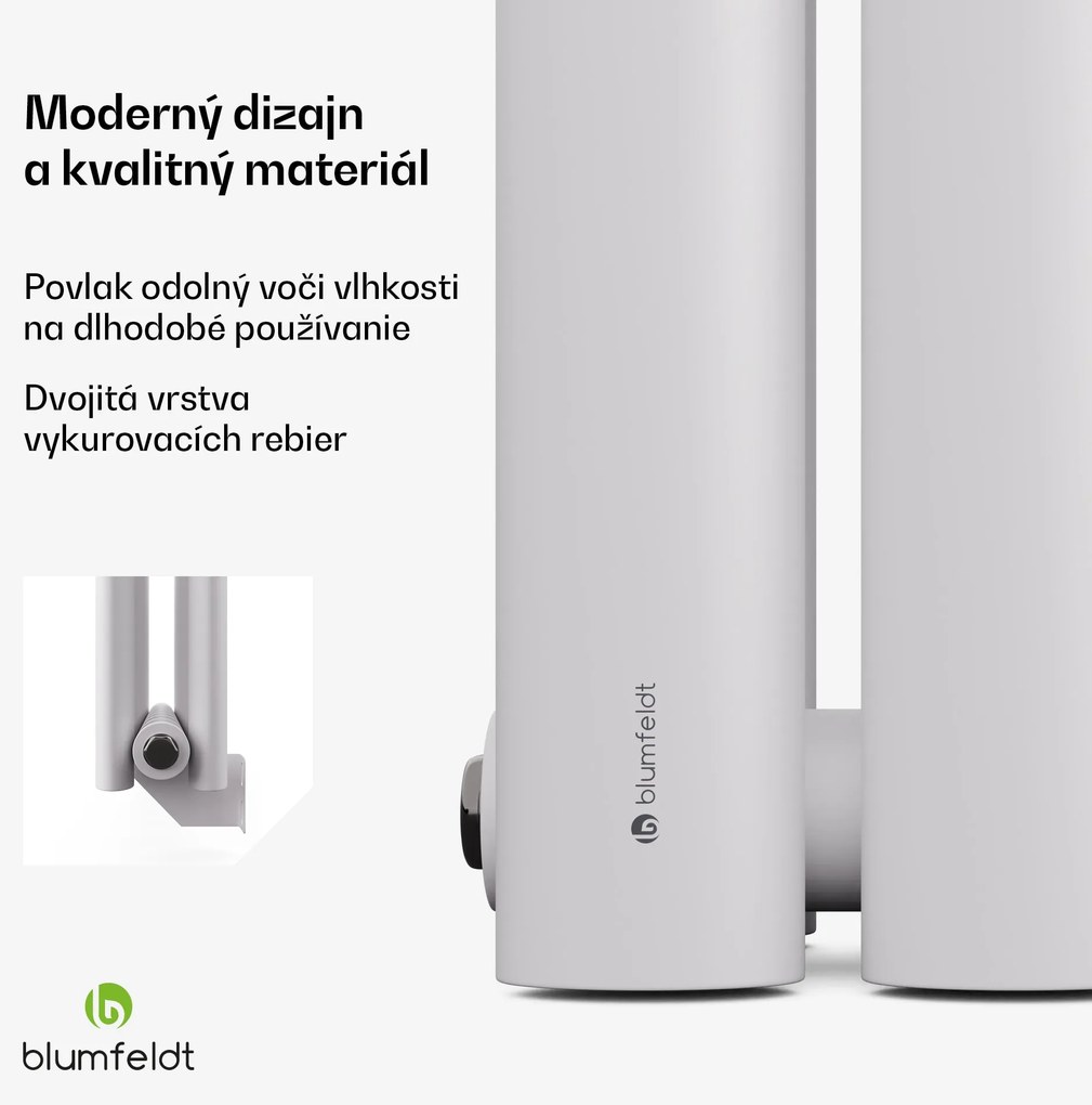 Blumfeldt Tallheo radiátor 60x60 707W