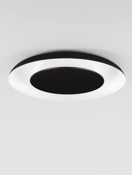 LED stmievateľné čierno-biele dizajnové stropné svietidlo Epos 60