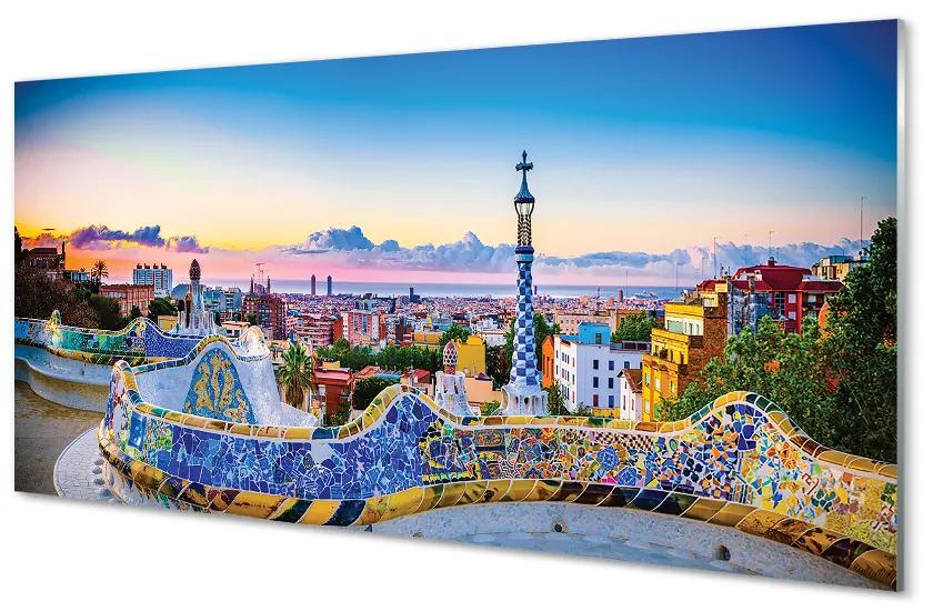 Obraz na akrylátovom skle Španielsko panoráma mesta 100x50 cm