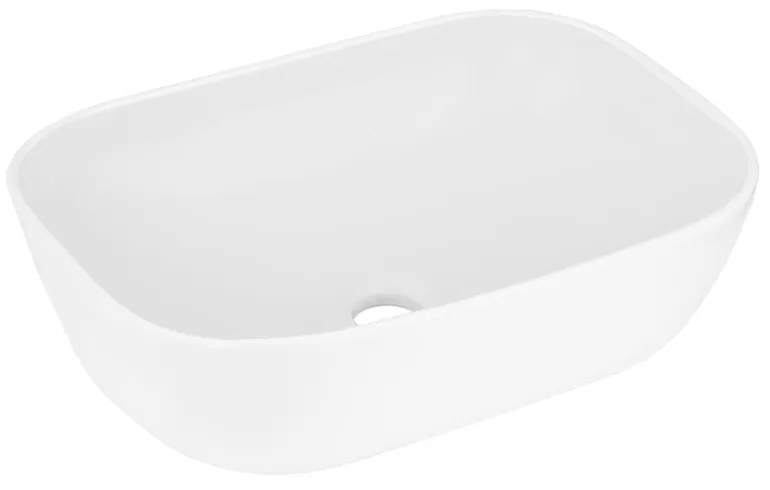 Gamma Miki, umývadlo na dosku 460x335x130 mm, biela lesklá, GMA-UC-MIKI