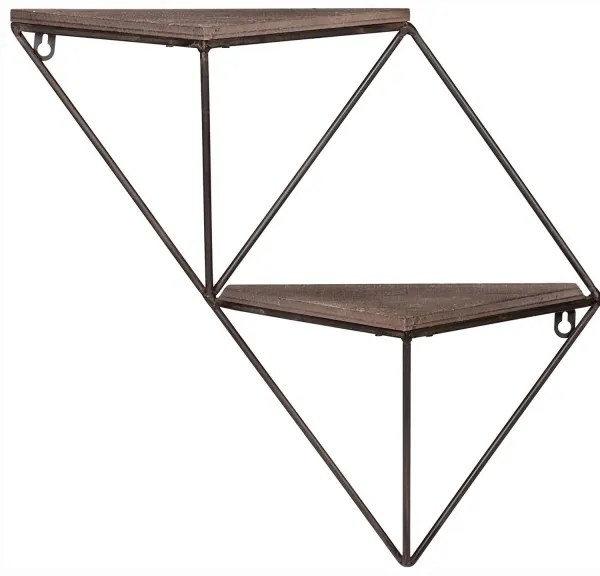 Nástenná polica 30x33 cm smrek