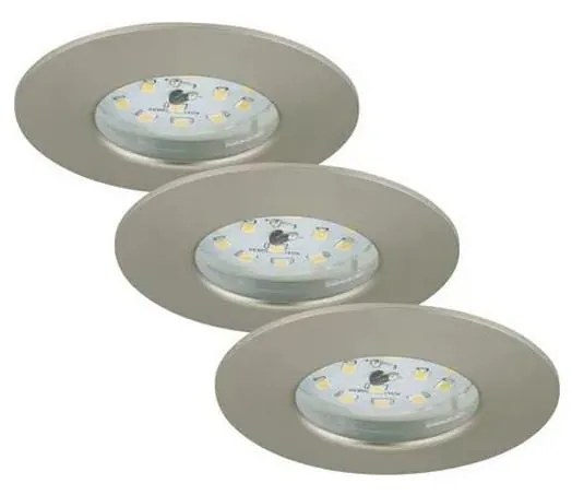 Briloner - SADA 3x LED kúpeľňové podhľadové svietidlo LED/5,5W/230V IP44