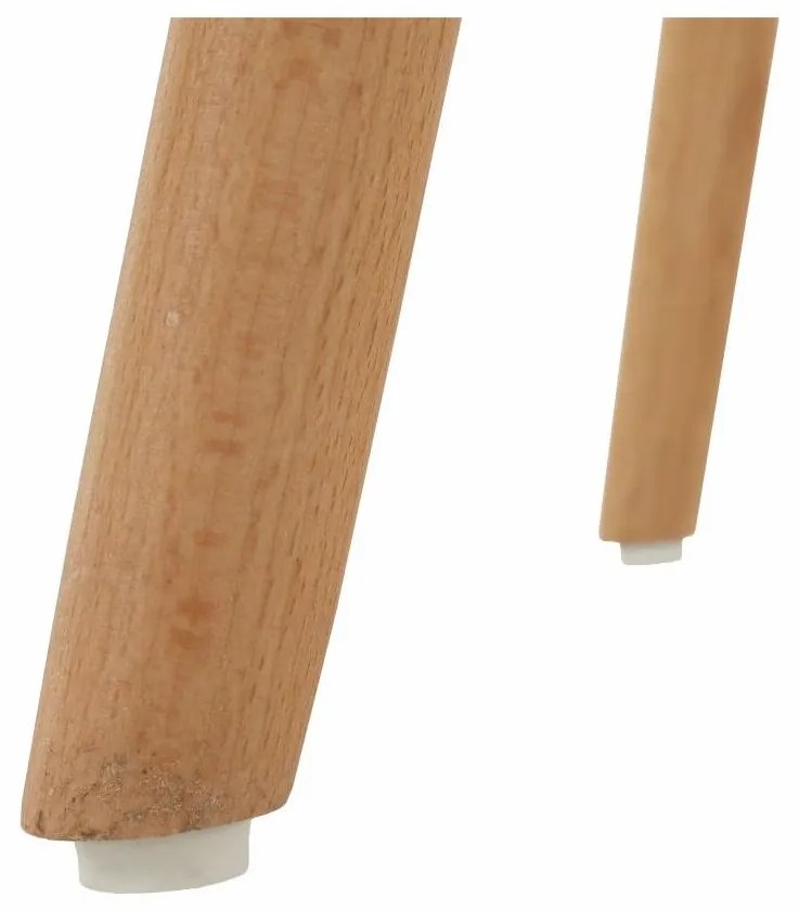 Stolička, biela/buk, CINKLA 3 NEW