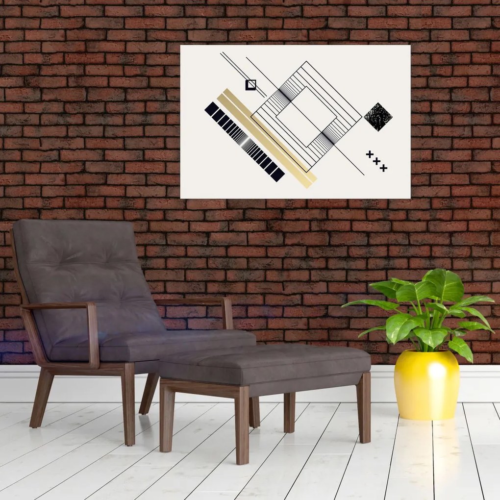 Obraz - Geometrické tvary N⁰6 (90x60 cm)