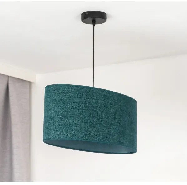 Duolla - Luster na lanku OVAL 1xE27/15W/230V zelená