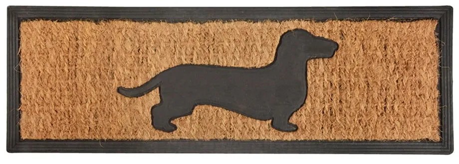 Rohožka z kokosového vlákna Esschert Design Pes, 25 × 75 cm