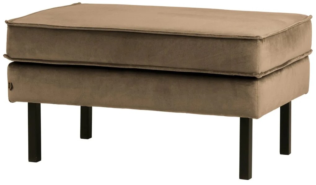 Taburet rodeo velvet taupe MUZZA