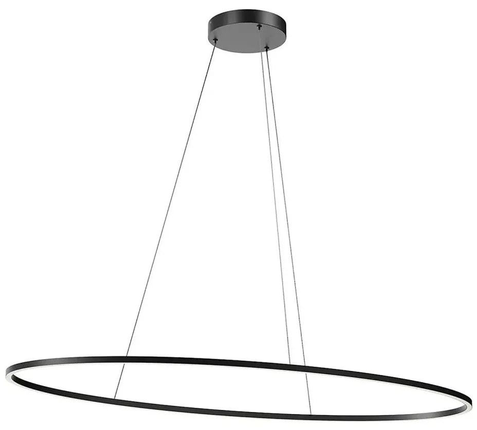Redo 01-3299 - stmievateľný LED luster na lanku LEO LED/67W/230V čierny