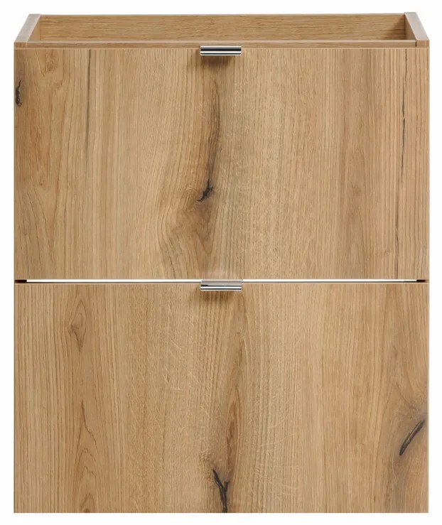 Závěsná skříňka pod umyvadlo Nova Oak s deskou 50 cm dub coast evoke