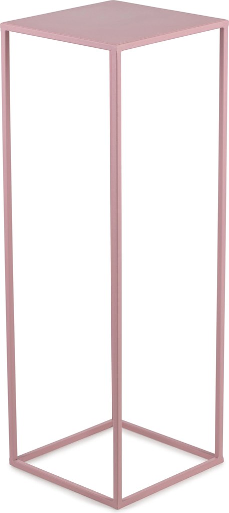 STOJAN NA KVETINÁČ SIMPLE 70X24X24 CM RUŽOVÁ