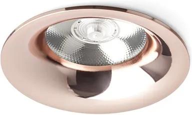 SHARM PLUS | Zápustné okrúhle LED svietidlo Farba: Medená
