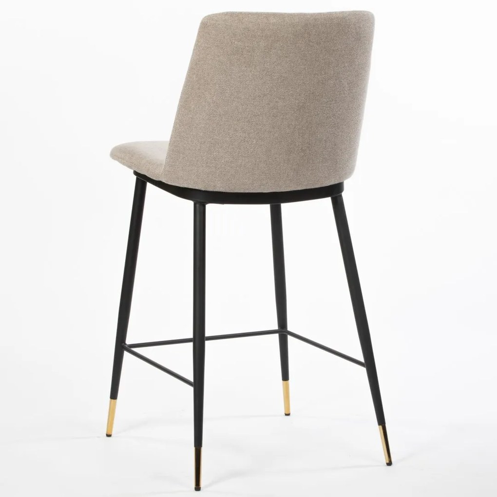 ROSSI BAR LIGHT BROWN ČALÚNENÁ BAROVÁ STOLIČKA brown