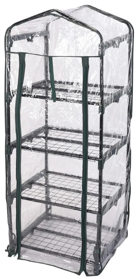 4policový fóliovník Greenhouse, 50 x 45 x 130 cm