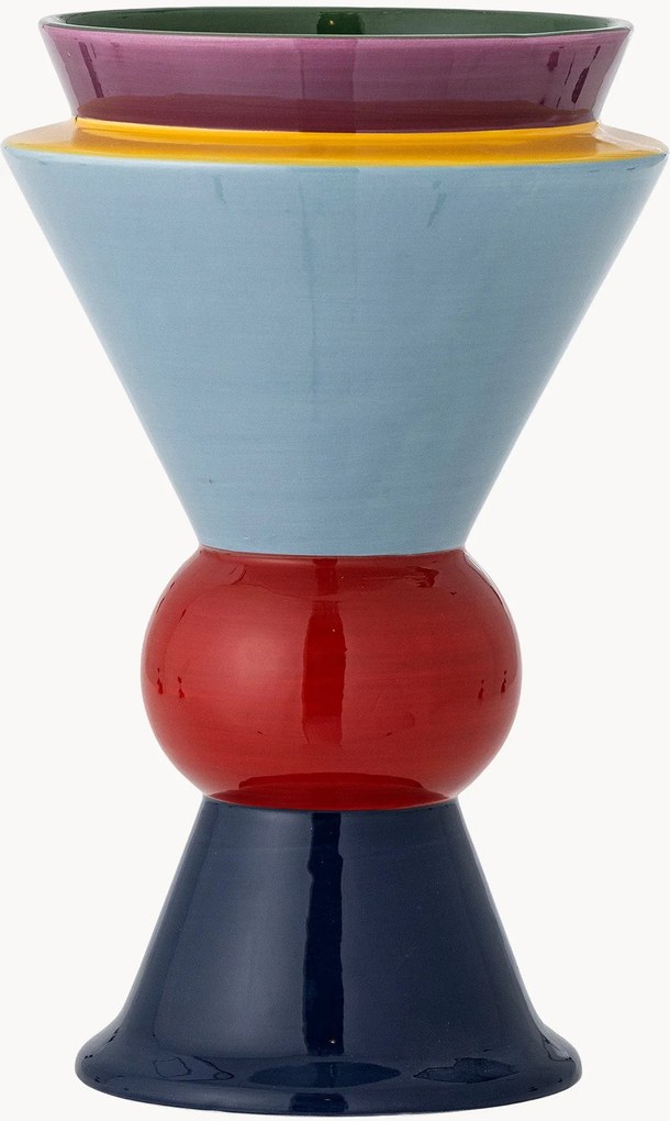 Ručne maľovaná keramická dizajnová váza Trilla, V 27 cm