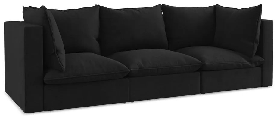 Čierna pohovka 255 cm Manao – Makamii