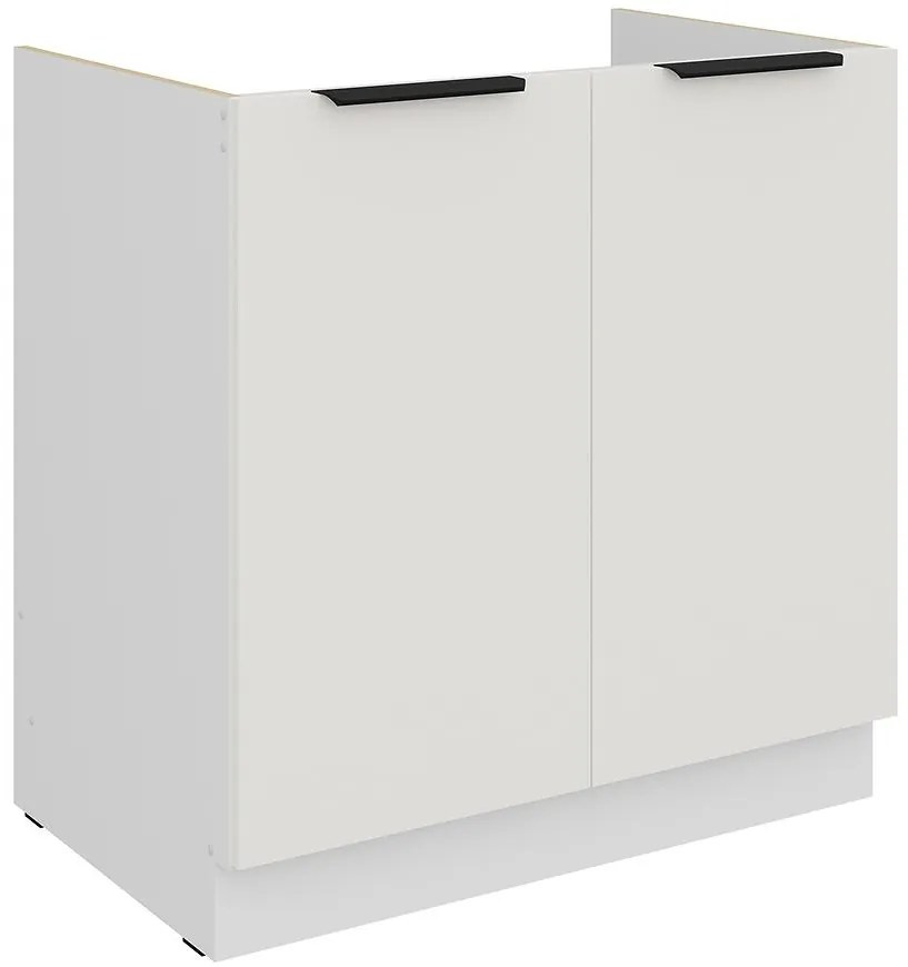 Kuchynská skrinka Aria-Wh/Wh Anti Fingerprint 80zl 2f Bb