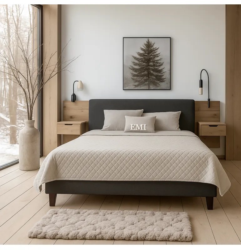 Posteľ čalúnená ZEFIRA 180x200 cm s úložným priestorom