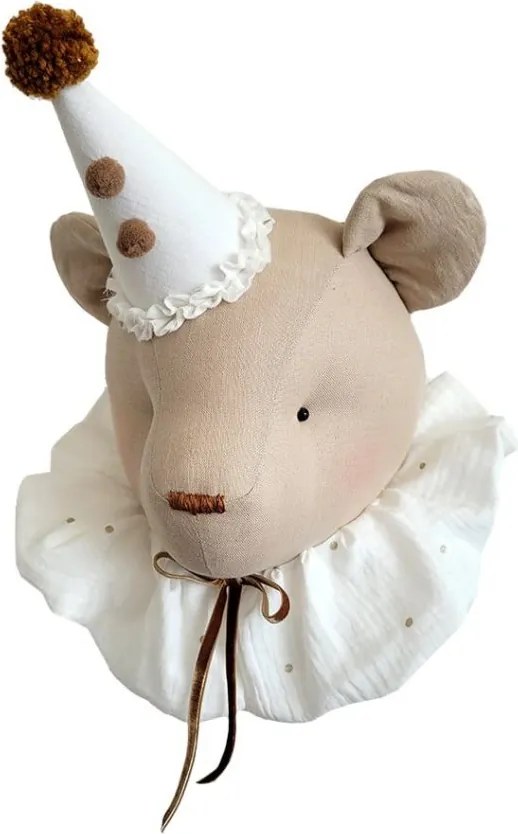 Dekorácia do detskej izby medvedík – béžový + biely