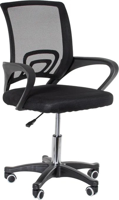 Čierna kancelárska stolička JETTA