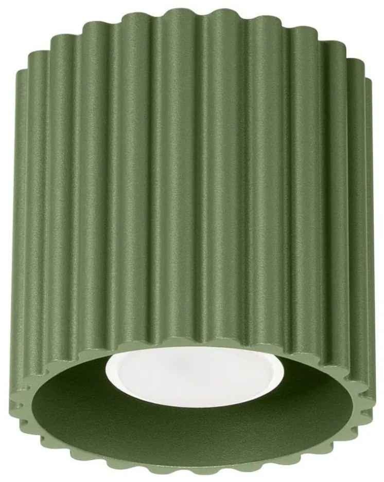 Sollux  SL.1794 - Bodové svietidlo AURA 1xGU10/10W/230V 10 cm zelené