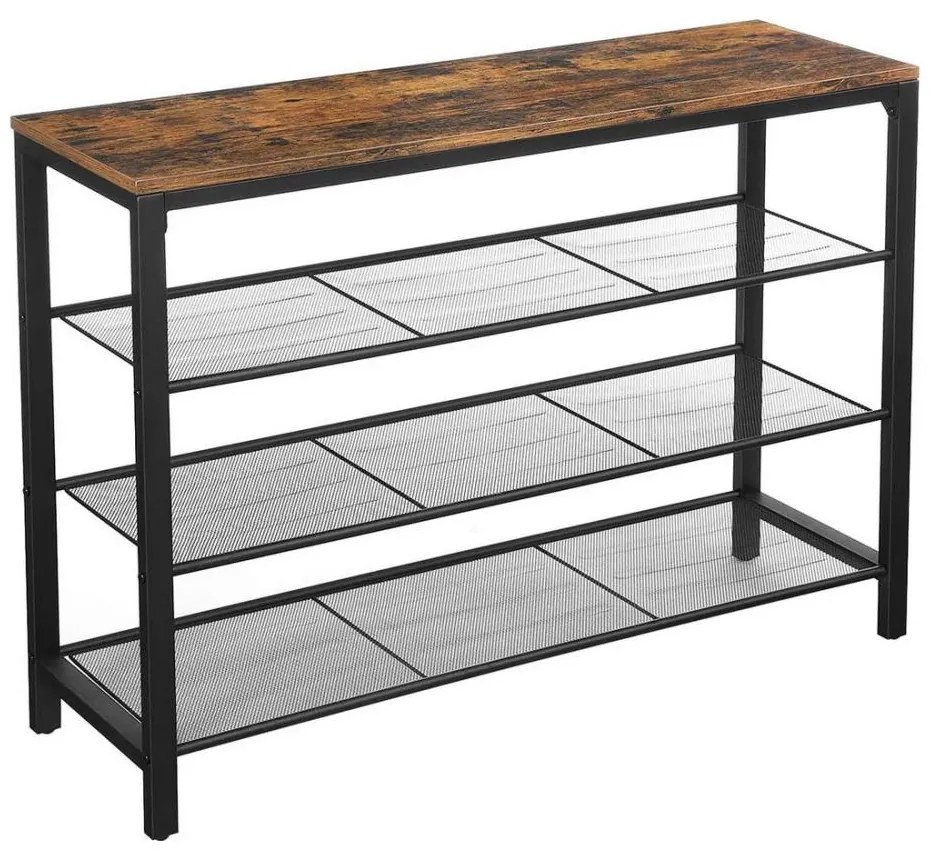 Botník DAVOR hnedá/čierna