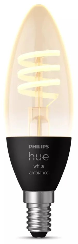 Filamentová inteligentná žiarovka E14, 5 W White ambiance – Philips Hue