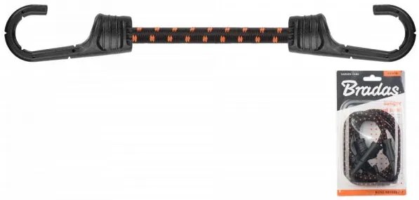Bradas Sťahovacia guma s kovovo-plastovými hákmi, 100cm, 2ks