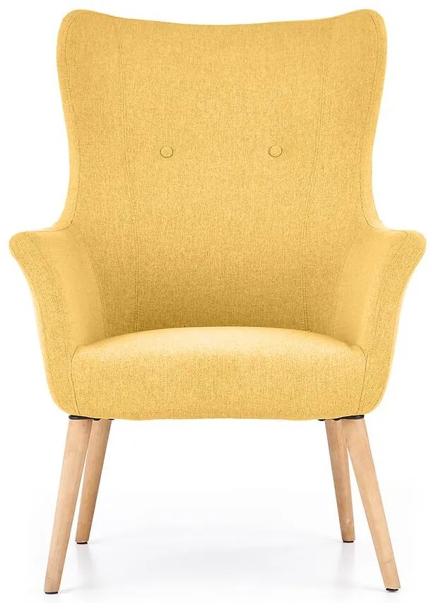 Kreslo Cotto horčicová