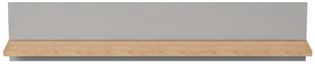 Polica DENVER - šedá