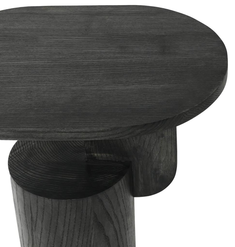 Príručný stolík Insert Side Table – čierny jaseň