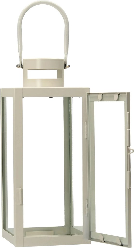 Lampáš Metalowy Elegance White 40 cm