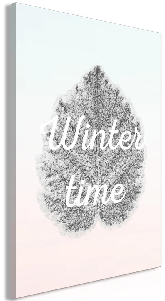 Artgeist Obraz - Winter Time (1 Part) Vertical Veľkosť: 40x60, Verzia: Na talianskom plátne
