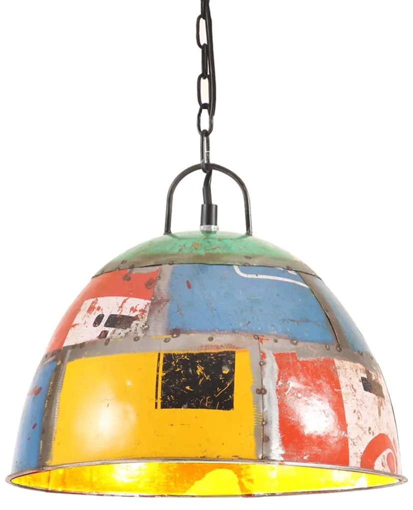 vidaXL Industriálna vintage závesná lampa 25 W, farebná 31 cm E27