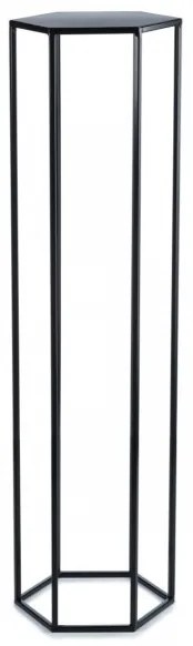 Stojan na kvety 100x24 cm čierna