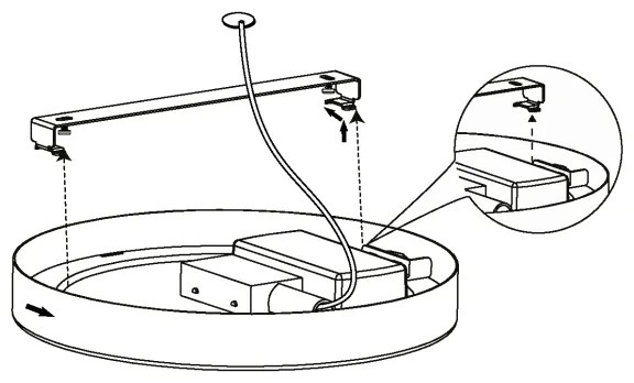 Eglo 99219 - LED stropné svietidlo FUEVA 5 LED/16,5W/230V