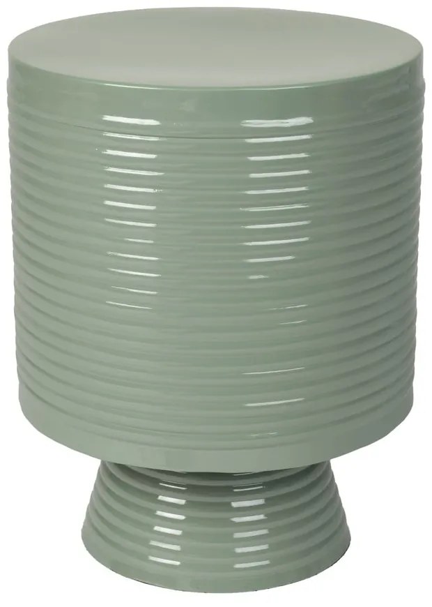 Kovový okrúhly odkladací stolík ø 35 cm Sven – White Label