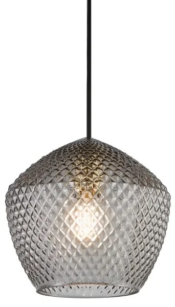 Nordlux - Luster na lanku ORBIFORM 1xE27/40W/230V čierna/šedá