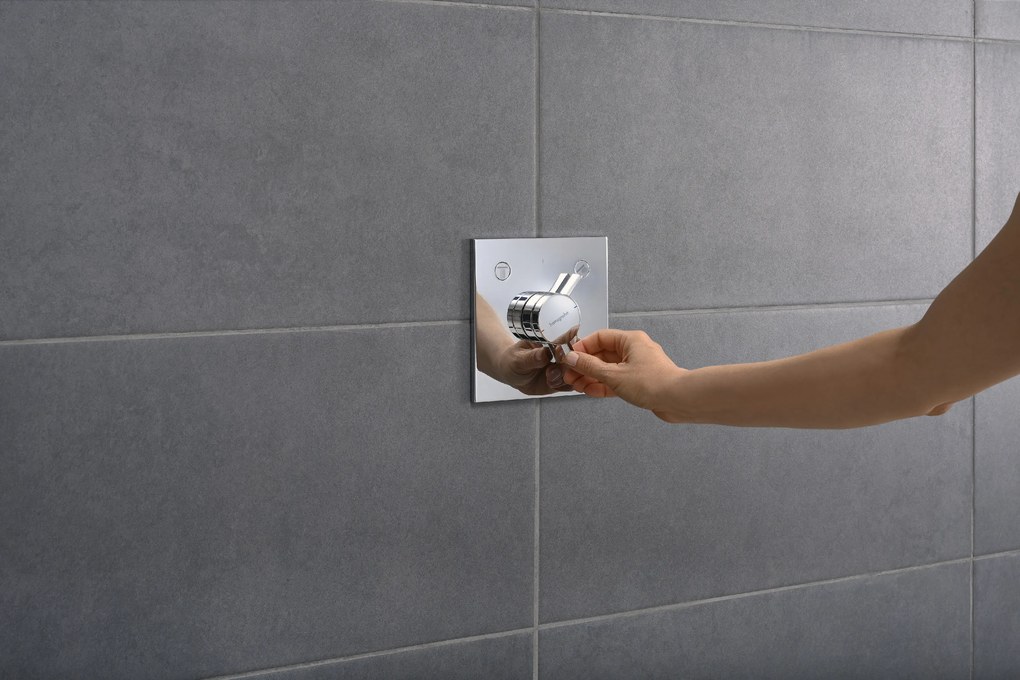 Hansgrohe DuoTurn E, batéria pod omietku pre 2 spotrebiče, chrómová, HAN-75417000