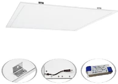ECOLITE LED panel do kazetového stropu ZEUS, 45W, 59,5 cm, 4000K, IP20, 4800lm, biely