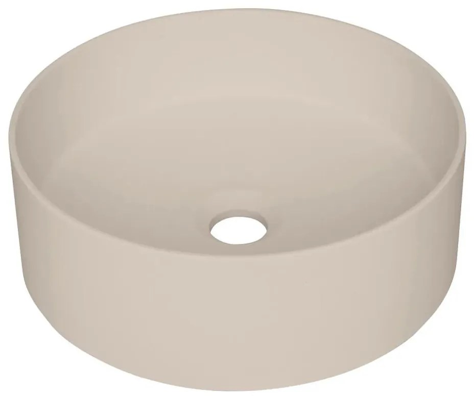 Deante CQS_5U4S - Umývadlo na dosku SILIA pr. 36 cm granit/béžová DN0071