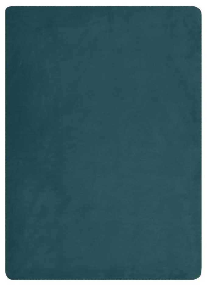 James & Nicholson (Daiber) Jednofarebná deka 130x180 cm JN900 - Tmavozelená | 130 x 180 cm