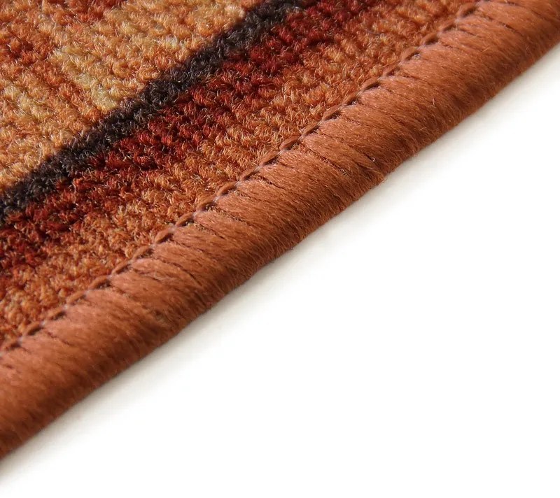 Associated Weavers, Protišmykový behúň na mieru Bombay 84, šíre 80 cm, oranžová, chodba / predsieň