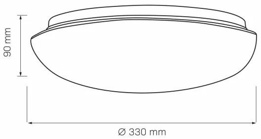 Stropné svietidlo BONIFACY 2xE27/20W/230V pr. 33 cm biela
