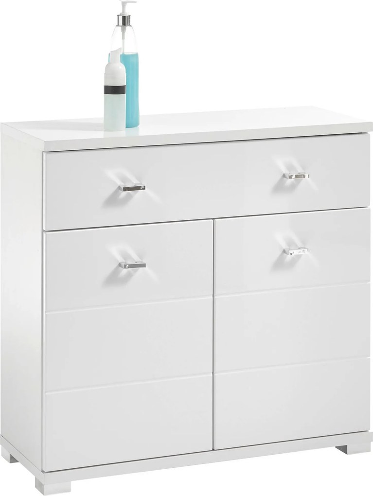 XXXLutz SPODNÁ SKRINKA, biela s vysokým leskom, biela, 76/73/31 cm Xora - Kúpeľňové skrinky - 001279008611