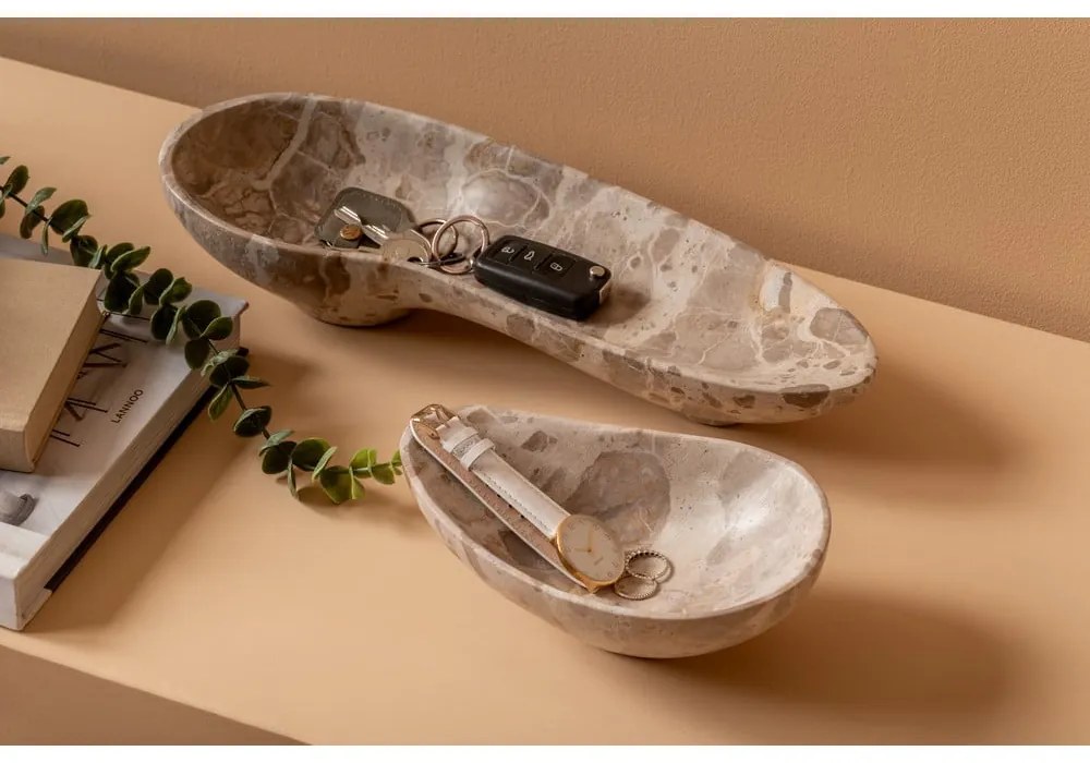 Mramorová dekoratívna misa 12,5x20 cm Organic – PT LIVING