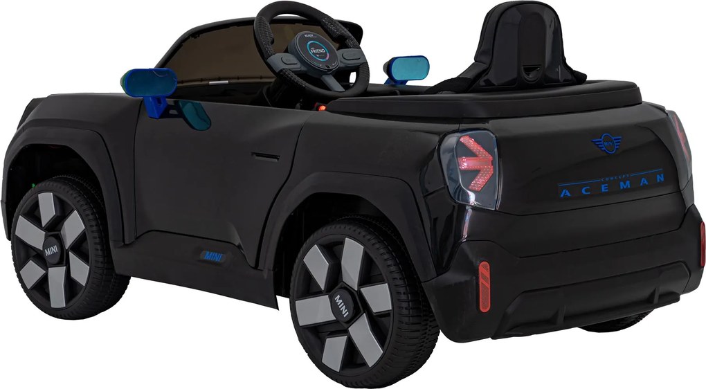 Ramiz Mini Concept Aceman Čierne vozidlo