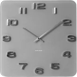 Karlsson Nástenné hodiny - Karlsson Vintage Grey, 35x35 cm