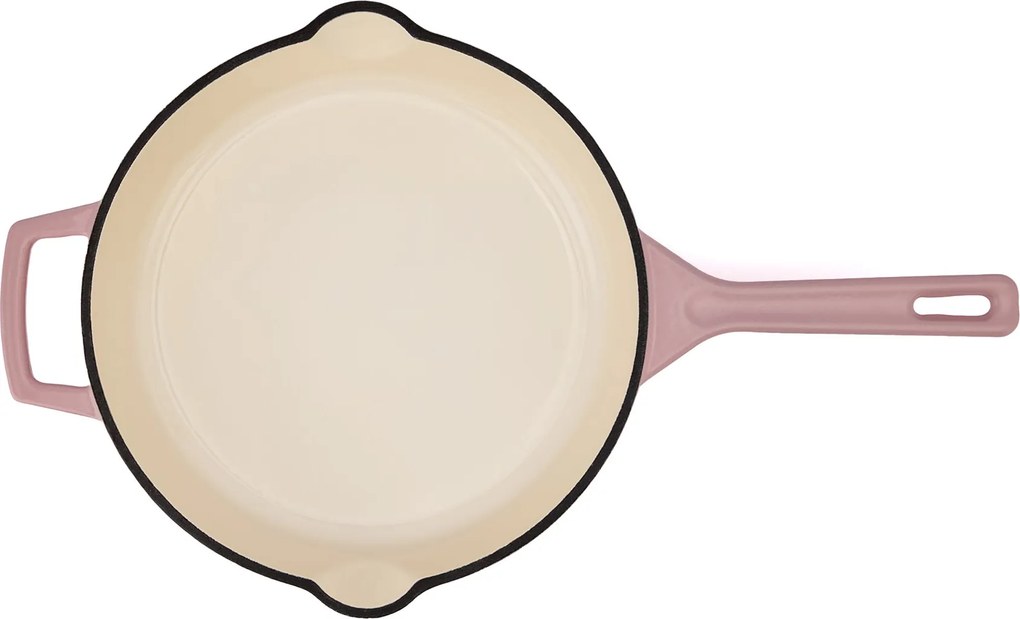 Elmich Smaltovaná liatinová panvica Ember 26 cm ružová