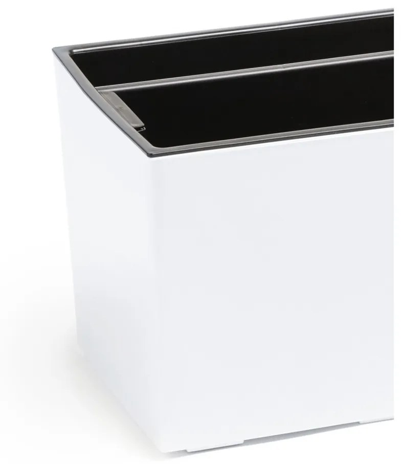 Balkónový truhlík BOUQUET 56 cm biely